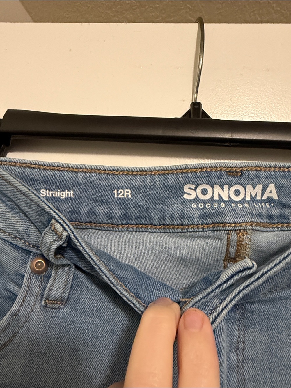 Sonoma Light Blue Straight Jeans - Picture 2 of 6
